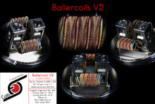 Lade das Bild in den Galerie-Viewer, Ballercoils V2 / 4 Kerne / 0,12 dual / ID = 3 mm