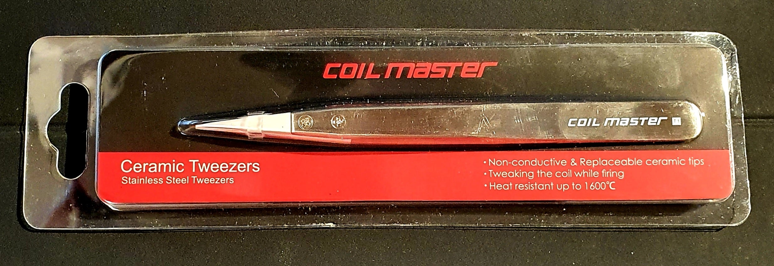 Coil Master Ceramic Tweezers (Bent) - Coil Master