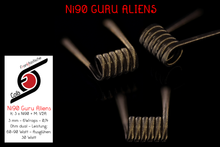 Lade das Bild in den Galerie-Viewer, Ni90 Guru Aliens / 0,14 Ohm dual / ID = 3 mm