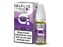 Lade das Bild in den Galerie-Viewer, Elfliq Blackcurrent Aniseed 10 ml / Nicsalt
