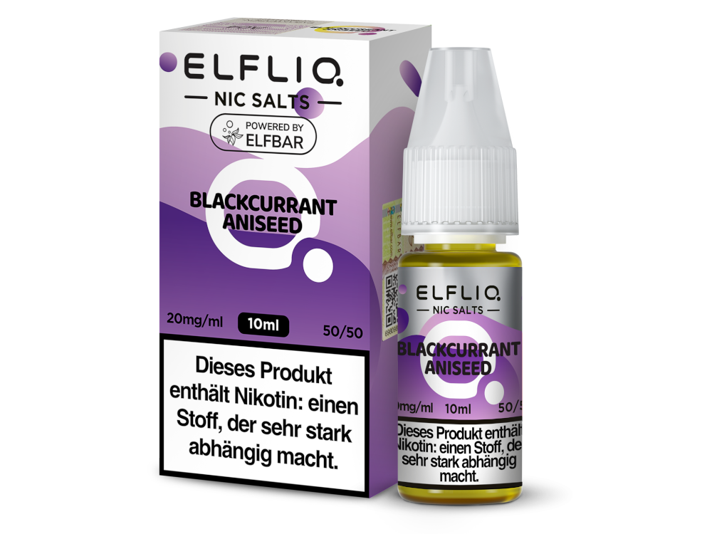 Elfliq Blackcurrent Aniseed 10 ml / Nicsalt