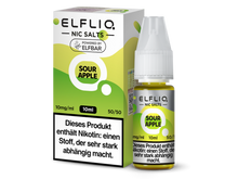 Lade das Bild in den Galerie-Viewer, Elfliq Sour Apple 10 ml / Nicsalt
