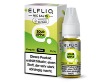 Lade das Bild in den Galerie-Viewer, Elfliq Sour Apple 10 ml / Nicsalt
