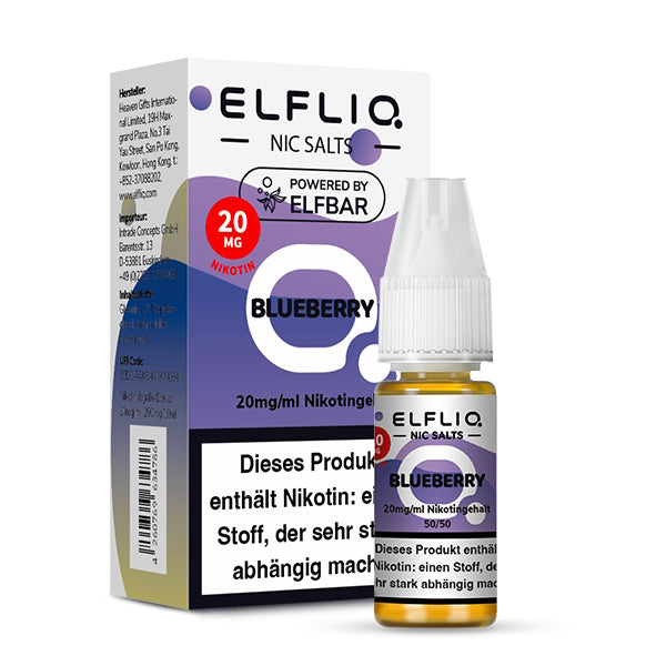 Elfliq Blueberry 10 ml / Nicsalt
