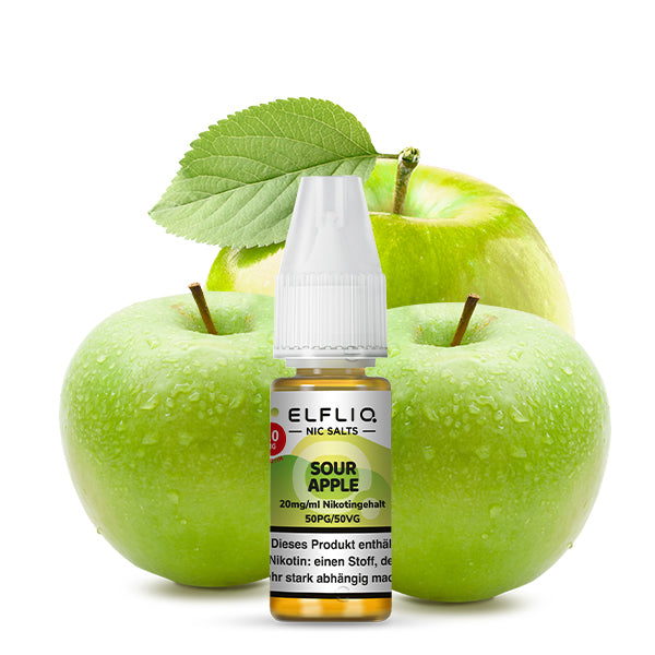 Elfliq Sour Apple 10 ml / Nicsalt