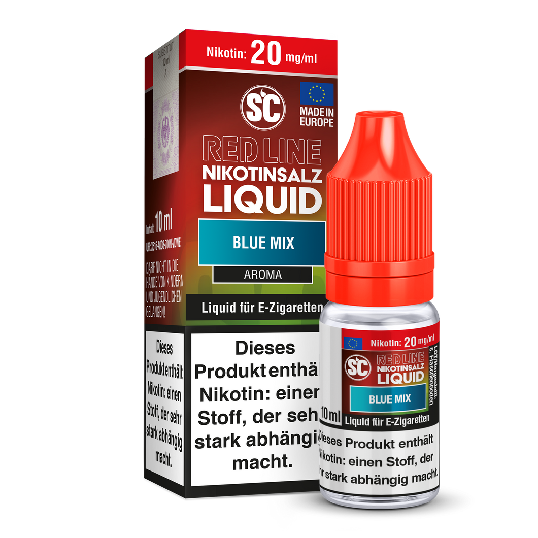 SC Red Line BLUE MIX // 20 mg // Nikotinsalz Liquid