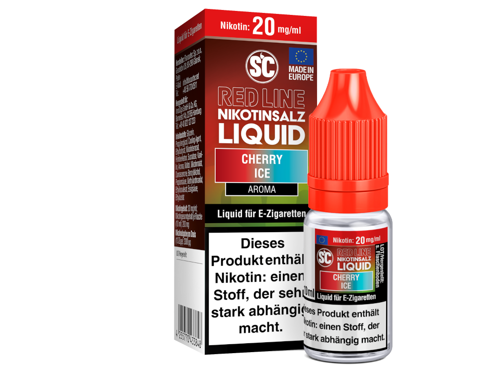 SC Red Line CHERRY ICE // 20 mg // Nikotinsalz Liquid
