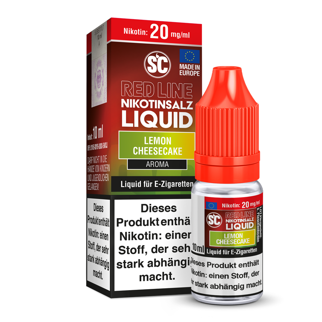SC Red Line LEMON CHEESCAKE // 20 mg // Nikotinsalz Liquid