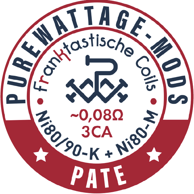 Purewattage "PATE" / 0,09 Ohm dual / ID = 3 mm