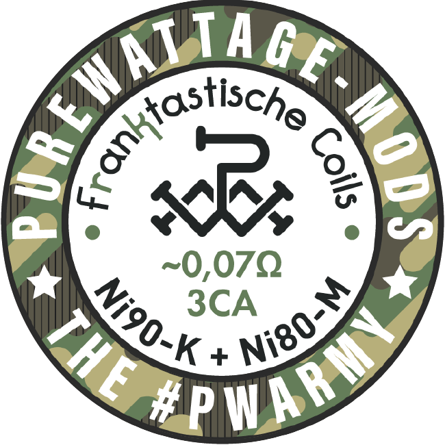 Purewattage "#PWARMY" / 0,07 Ohm dual / ID = 3 mm