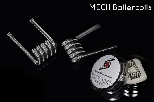 Ballercoils V1 / 3 Kerne / 0,12 dual / ID = 3 mm