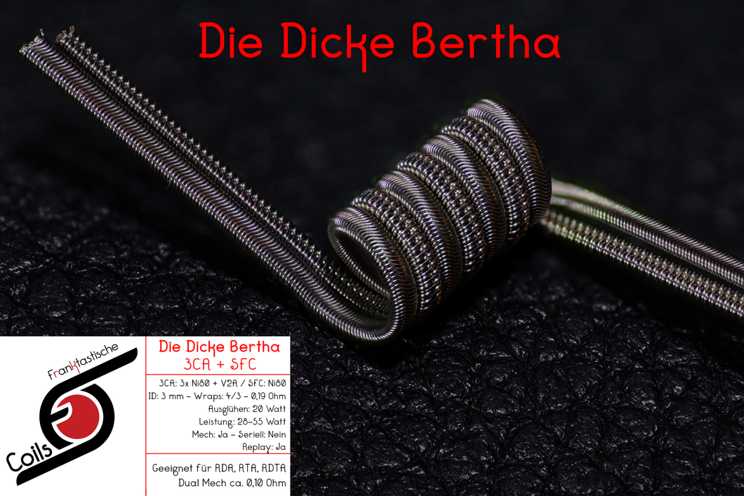 Die dicke Bertha / 0,19 Ohm / ID = 3 mm