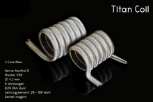 Lade das Bild in den Galerie-Viewer, Titan Coils / 0,29 Ohm / ID = 4,5 mm

