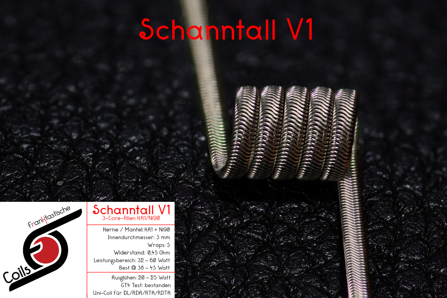 Schanntall V1 / 0,45 Ohm / ID = 3 mm
