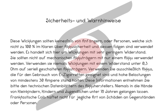 MTL Bersercoil / 0,42 Ohm / ID = 2,5 mm