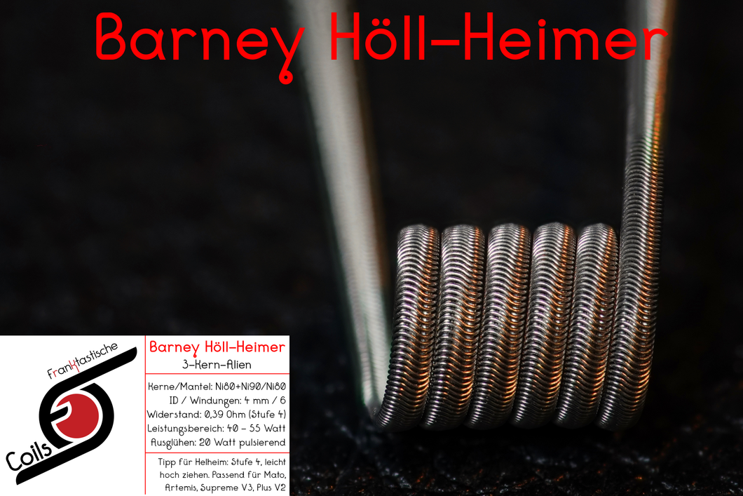 Barney Höll-Heimer / 0,39 Ohm / ID = 4 mm