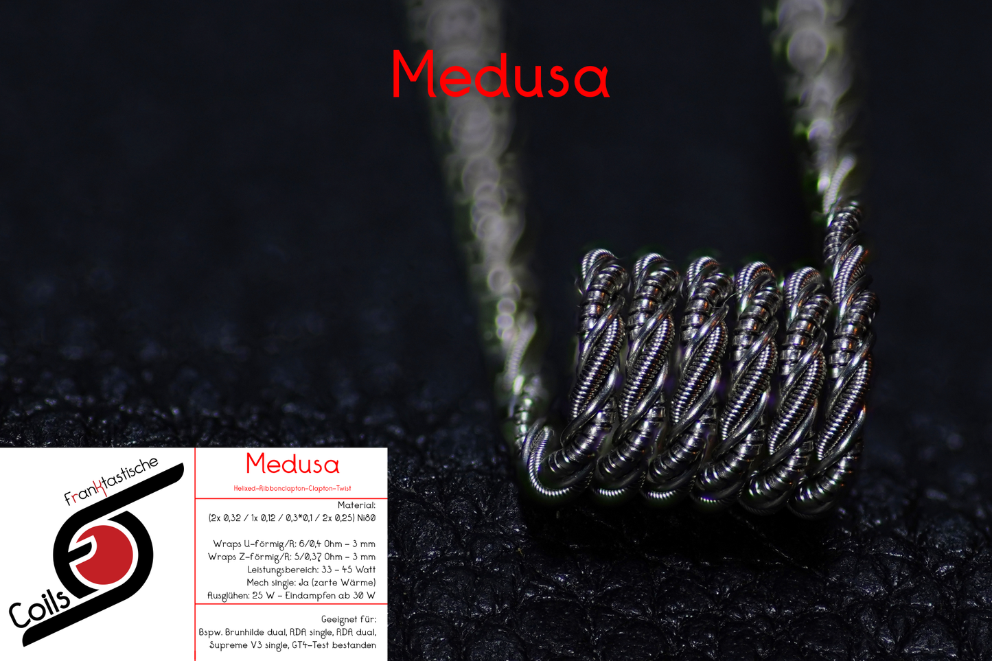 Medusa / 0,4 Ohm / ID = 3 mm